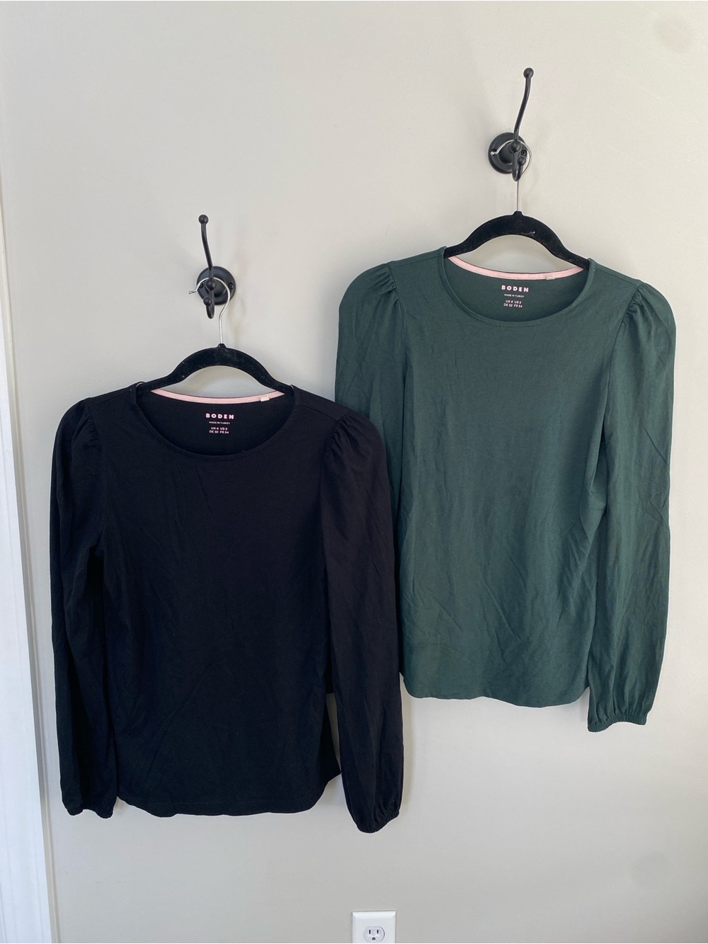 Boden Classic Capsule Bundle Set Black & Forest Green Long Sleeve - Size 2